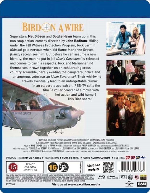 Bird on a Wire Blu Ray