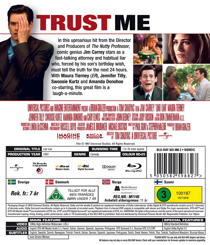 Liar Liar Blu Ray Blu Ray Future Movie Shop