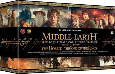 Middle Earth Ultimate Collectors Edition 4K + Blu Ray