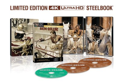 Ben Hur Limited Edition Steelbook 4K + Bonus Blu ray
