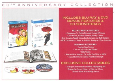 Singin in the Rain Collectors Edition (3 Disc) Blu Ray