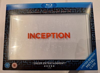 Inception Limited Edition Blu Ray