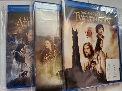 Lord of the Rings Trilogy Blu ray (ruotsi)