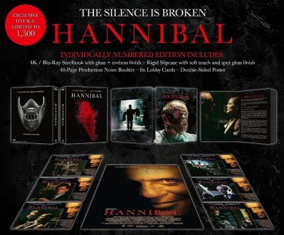 Hannibal  SteelBook Collectors Edition  4K UHD + Blu Ray