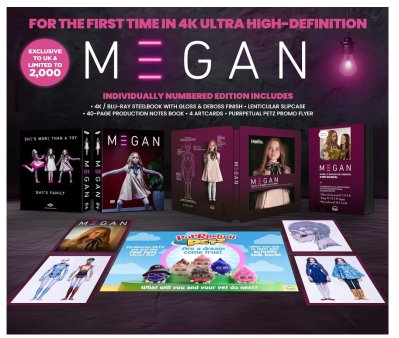 M3GAN Collectors Edition Steelbook 4K UHD + Blu Ray