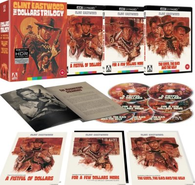 A Fistful Of Dollars / For A Few Dollars More / The Good The Bad And The Ugly Limited Edition 4K