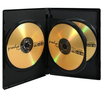 DVD-kotelo, tyhjä – 3 levyä, 14 mm