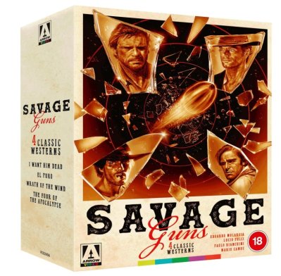 Savage Guns: 4 Classic Westerns (1968-1975) Blu ray