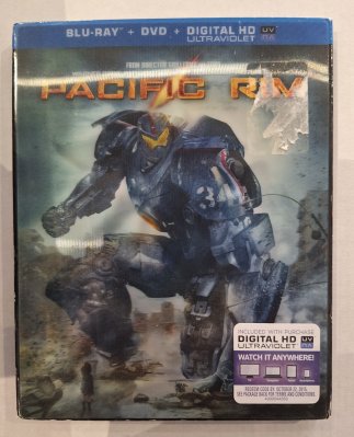 Pacific Rim Blu Ray (hologram slipcover)