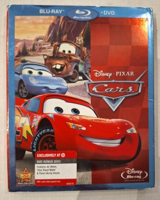 Cars Blu Ray