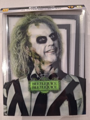Beetlejuice Beetlejuice Steelbook 4K + Blu Ray