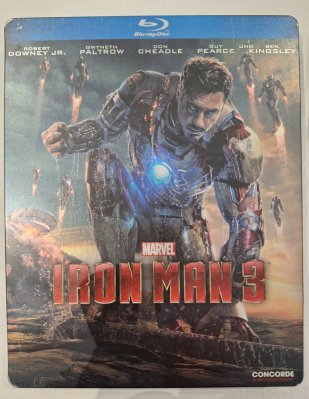Iron Man 3 Steelbook Blu ray