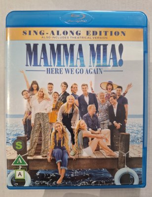 Mamma Mia here We Go Again Blu Ray