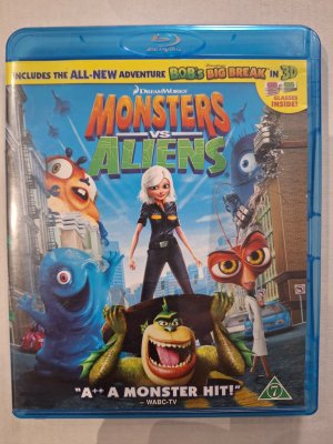 Monsters vs Aliens Blu Ray