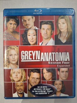 Greyn Anatomia Season 4 Blu Ray