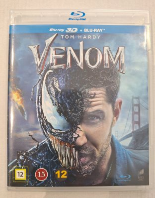 Venom 3D Blu ray + Blu Ray