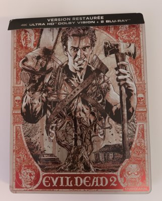 Evil Dead 2 4K + Blu Ray Steelbook