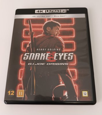 Snake Eyes G.I. Joe Origins 4K + Blu ray