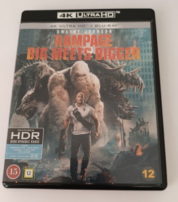 Rampage Big Meets Bigger4K +  Blu Ray