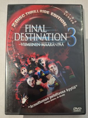 Final Destination 3 Viimeinen määränpää DVD