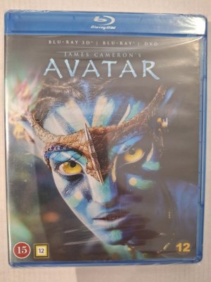 Avatar 3D + 2D Blu ray + DVD (uusi muoveissa)
