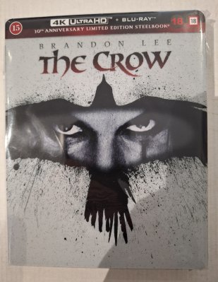 The Crow Limited Edition Steelbook 4K + Blu ray