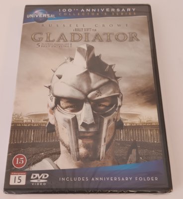 Gladiator DVD (uusi muoveissa)