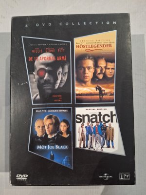 4 DVD Collection Twelve Monkeys/Legends of the Fall/Meet Joe  Black/Snatch DVD