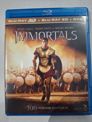 Immortals 3D Blu ray + DVD