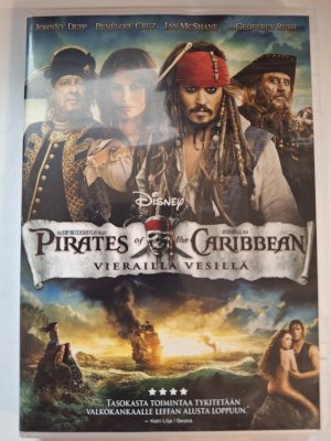 Pirates of the Caribbean vierailla vesillä DVD