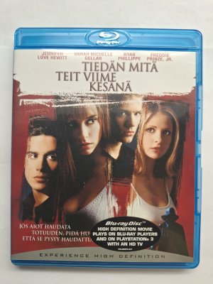 Tiedän mitä teit viime kesänä Blu ray