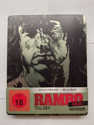 Rambo Trilogy Steelbook 4K + Blu ray