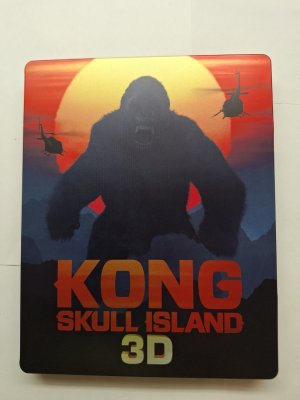 Kong Skull Island 3D + 2D Steelbook Blu ray