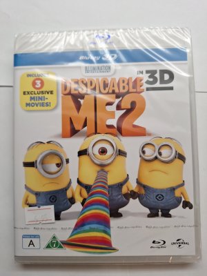 Despicable Me 2 3D Blu ray (uusi)