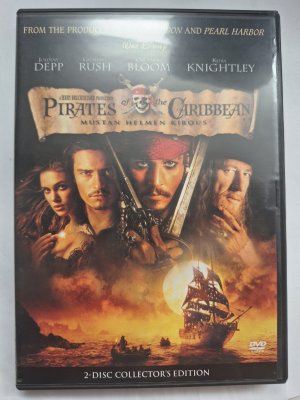 Pirates of the Caribbean mustan helmen kirous DVD