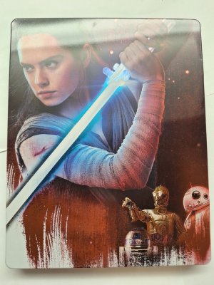 Star Wars Last Jedi Steelbook Blu ray