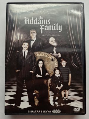 Addams Family kausi 1 DVD (sisältää 3 levyä)