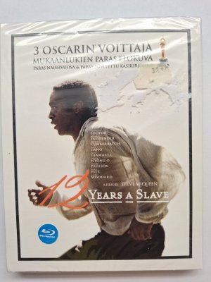 12 Years a Slave Blu ray (slipcover)