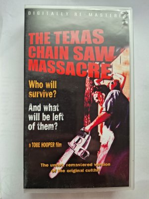 Texas Chainsaw Massacre VHS