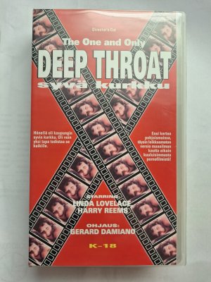 Deep Throat syvä kurkku VHS