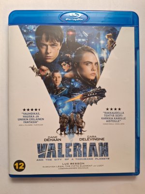 Valerian Blu ray