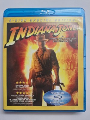 Indiana Jones ja kristallikallon valtakunta Blu ray