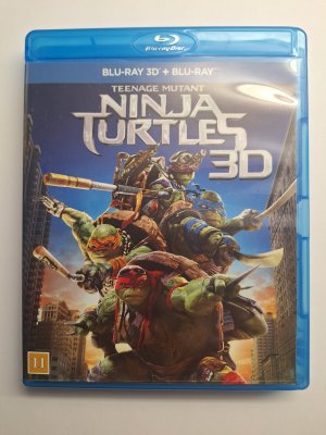Teenage Mutant Ninja Turtles 3D + 2D Blu ray