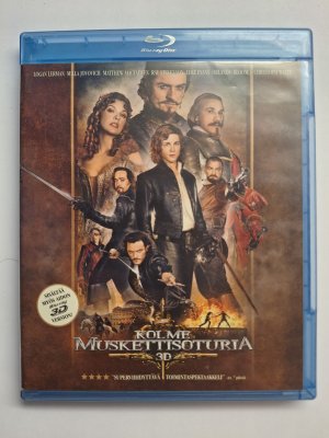 Kolme muskettisoturia 3D Blu ray
