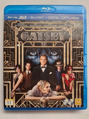 Gatsby 3D Blu ray + 2D Blu ray