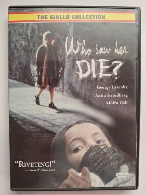 Who Saw Her Die? DVD