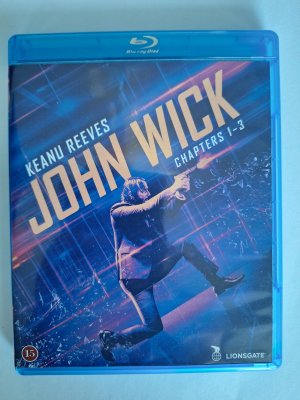 John Wick Chapters 1-3 Blu ray