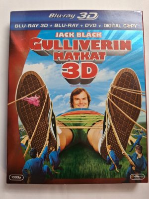 Gulliverin matkat 3D Blu ray + Blu ray + DVD