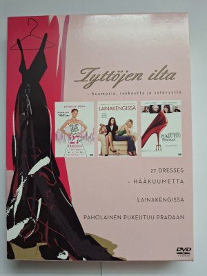 Tyttöjen ilta: 27 Dresses/Lainakengissä/Paholainen pukeutuu pradaan DVD