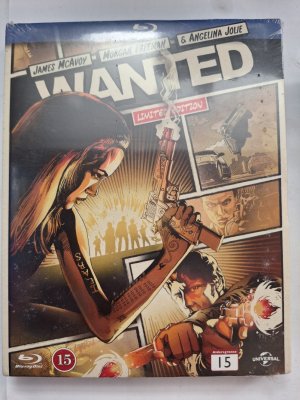 Wanted Blu ray (slipcover)